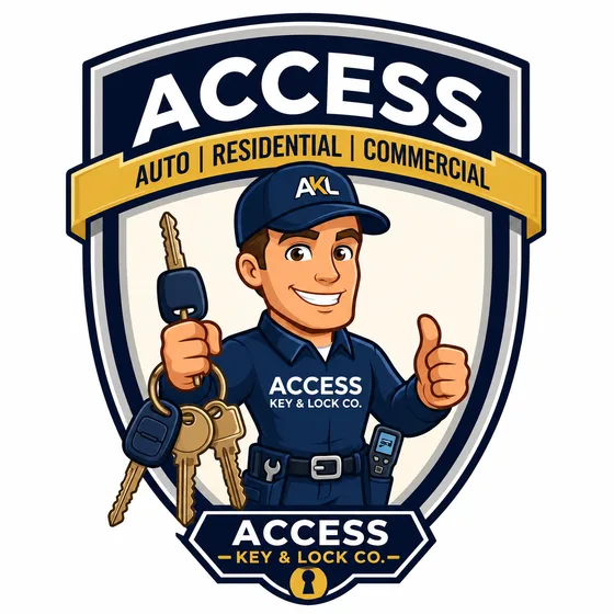 Access Key & Lock Co — auto, residential and commercial locksmith badge